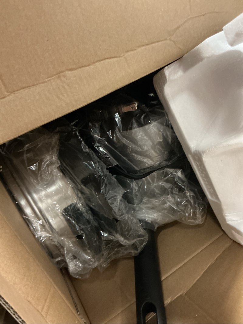 Condition photo showing Good Condition for n73sna hot pot electric nonstick, pfoa-free multi-cooker 2.5 quart grill steamer set, portable hot pot for fried rice, oatmeal, steak, soup, egg, ramen with power adjustment long-handle pot