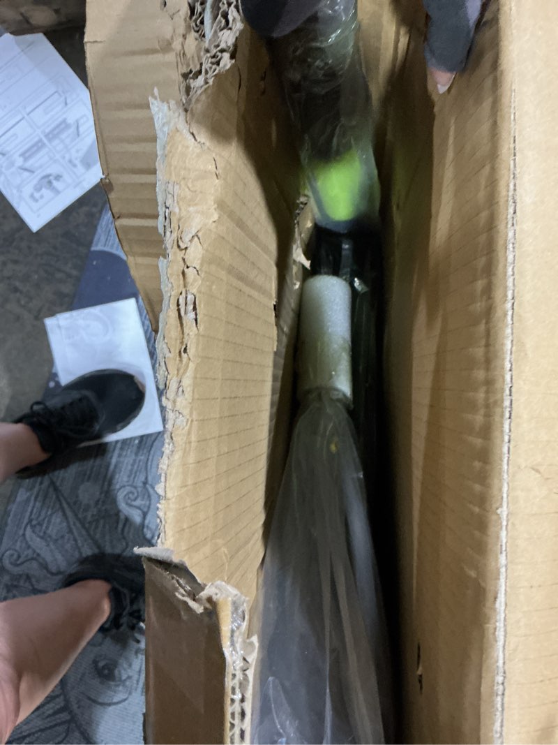 Condition photo showing Good Condition for walking pad handle bar only, 31.4"-43.4" height & 440lbs capacity - universal safety handrail for 27.5" wide treadmills, stable support for home office walking pad, gym use, green