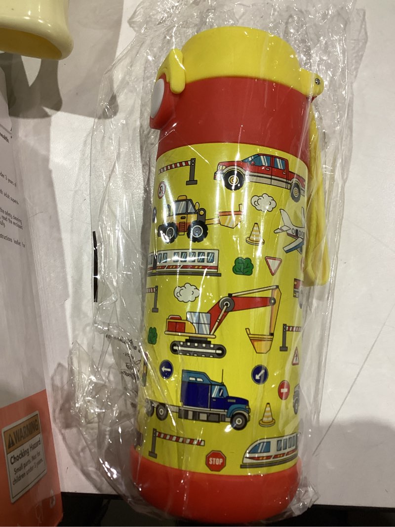 Jarlson® Kids Water Bottle MALI [12OZ] - No Straw Stainless Steel Thermo Bottle - Insulated Waterbot