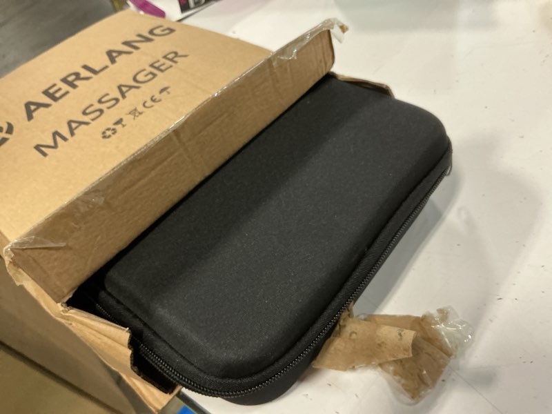 Condition photo showing Good Condition for AERLANG Massage Gun with Heat Deep Tissue Back Massager Neck Massager for Pain Relief,Muscle Percussion Massage Gun, Birthday Gifts for Men Women Dad him Handheld Message Gun with 7Heads&Silent Black