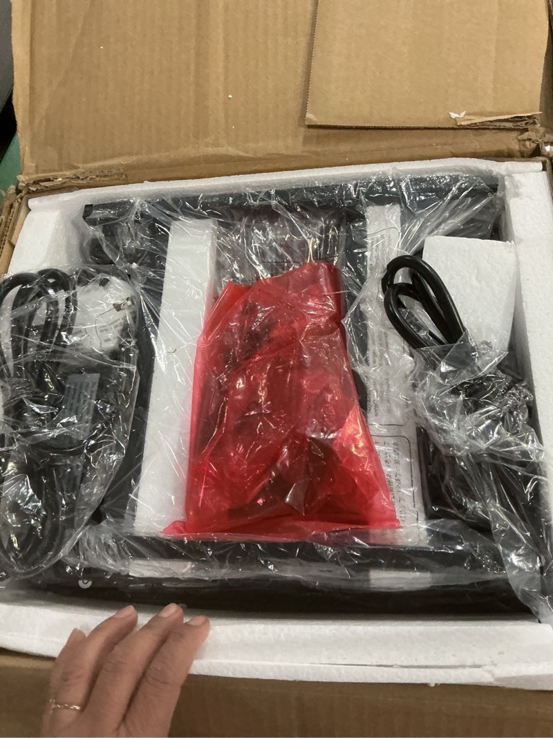 Condition photo showing Good Condition for Night Stand Set 2, Nightstand with Charging Station, End Tables with Storage Shelf for Small Spaces, Bedside Table Side Tables with 2 Fabric Drawers for Bedroom, Rustic Brown, HETS020PBR Rustic Brown Power