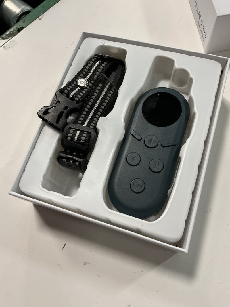 Condition photo showing Good Condition for Ultra Small Shock Collar for Small Dogs, Dog Training Collar with Remote for Small & Medium Dogs 5-30lbs, Waterproof, Rechargeable, 1300ft Range, Collar with Beep, Vibration, Safe Shock Black