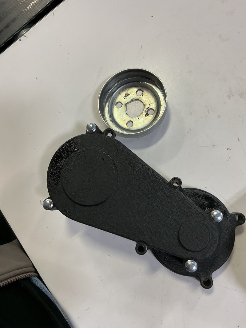 Condition photo showing As Is for t8f 11 tooth sprocket transmission gearbox compatible with 47cc 49cc 2 stroke pocket bike dirt bike buggy go kart mini atv engine