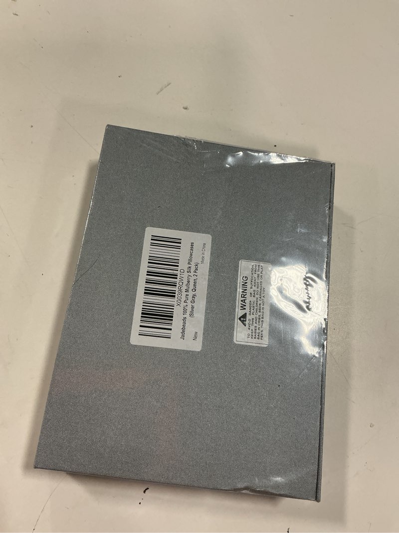 Condition photo showing New/Like New for Jadebeads 100% Pure Mulberry Silk 22Momme Luxurious Pillow Cases for Hair and Skin Champagne Silk Pillowcase with Zipper Silk Pillow Covers1 Pack for Gifts (Standard 26" x 20“) Champagne Standard