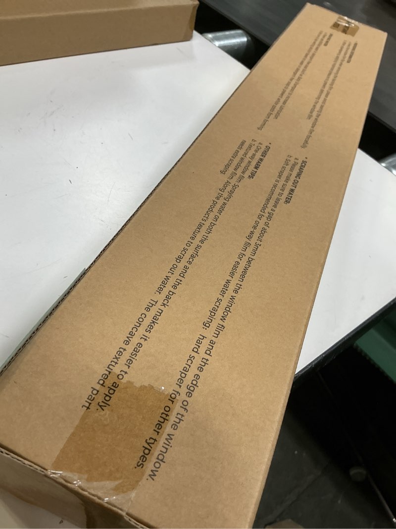 Condition photo showing New/Like New for Coavas One Way Privacy Window Film,Reflective Home Glass Mirror Tint See Out Not in,Heat UV Blocking Static Cling for Office Front Door Daytime Privacy Covering, Blue-Silver,23.6x118.1 in 23.6 x 118.1 Inch Blue