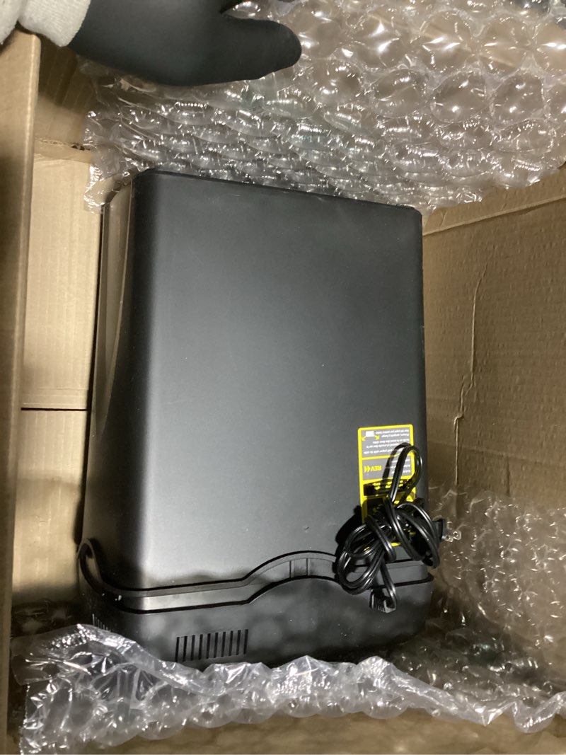 Condition photo showing Good Condition for Amazon Basics 6-Sheet Cross-Cut Paper and Credit Card Shredder with 3.8 Gallon Bin, Shreds Staples, Black