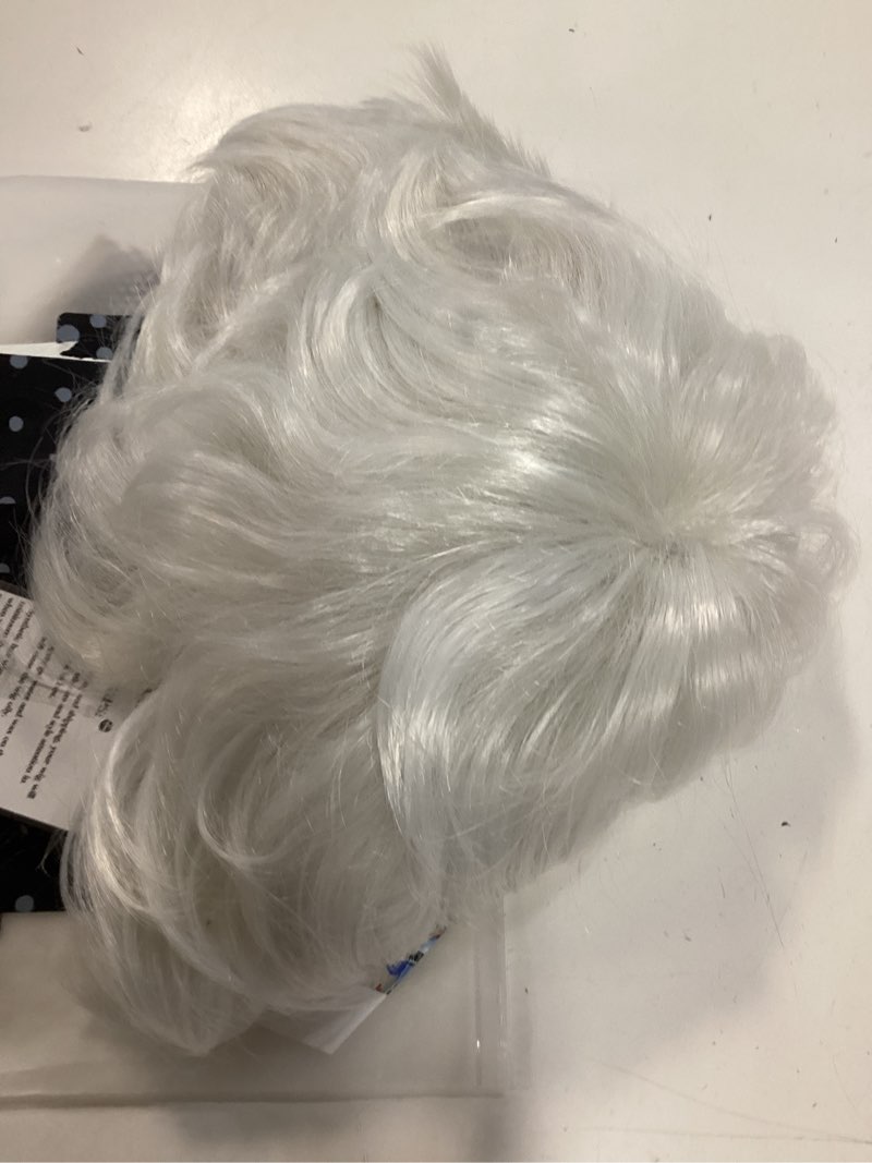 Condition photo showing Good Condition for sallcks short white pixie wig for women layered synthetic heat resistant pixie wig for party cosplay use (white)
