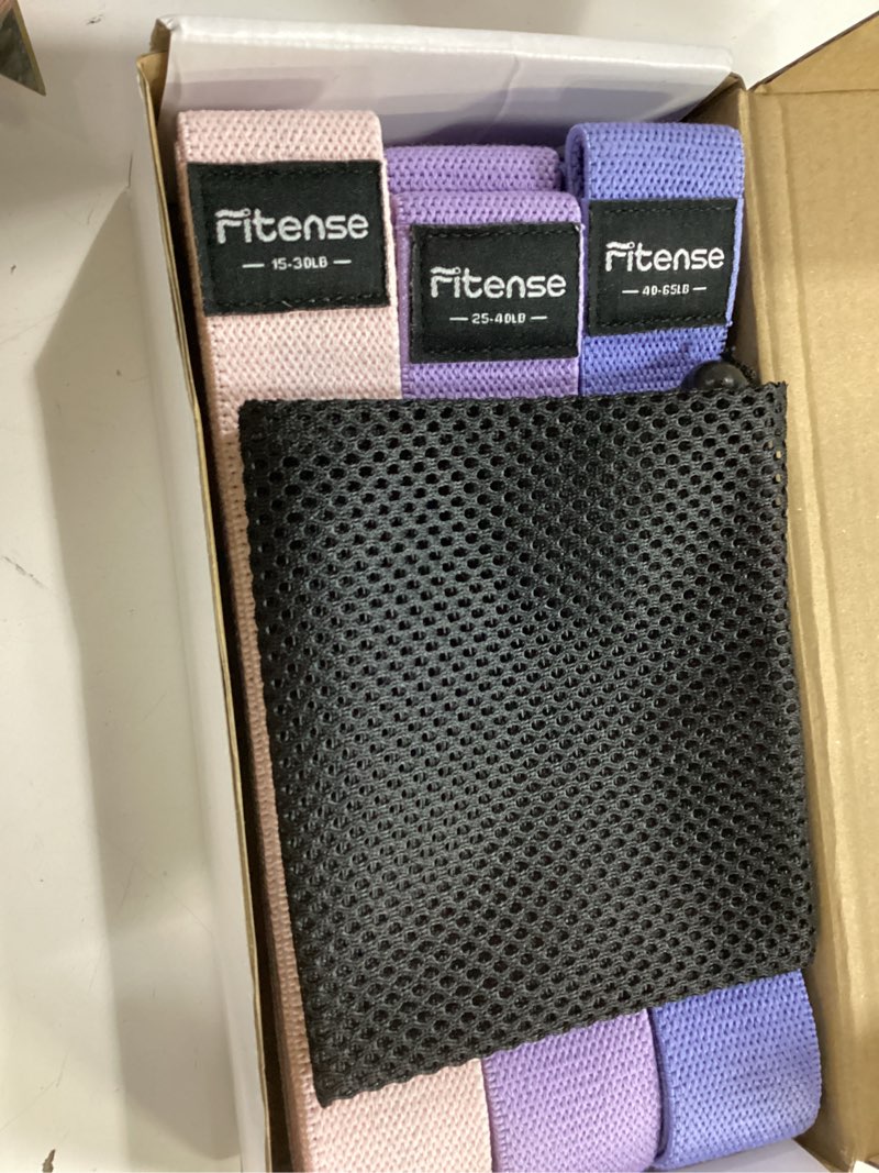 Condition photo showing Good Condition for Fabric Resistance Bands for Working Out - Booty Bands for Women Men with Workout Bands Guide, Exercise Bands Resistance Bands Set for Leg, Butt, Glute Bands for Home Gym Fitness, Yoga, Pilates