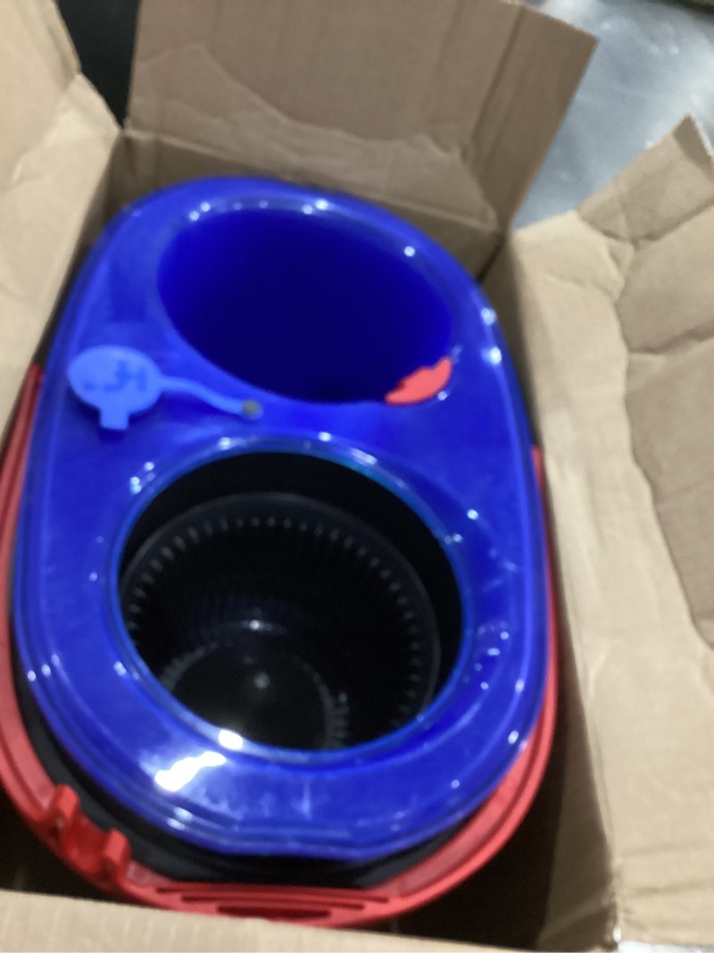 Condition photo showing As Is for O-Cedar Easywring Microfiber Spin Mop & Bucket Floor Cleaning System with 3 Extra Refills Spin Mop Bucket with 3 Extra Refills