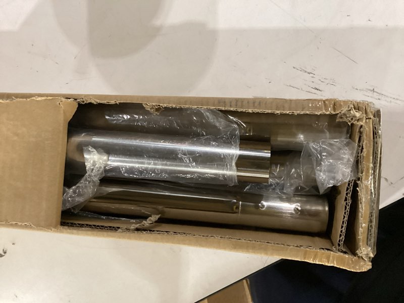 Condition photo showing Good Condition for aizesi 41-182 inch heavy duty silver tension curtain rod - no drilling, adjustable, rust-proof for outdoor, living room, bathroom silver 41" to 182"