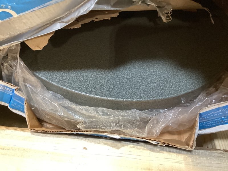 Condition photo showing As Is for cap barbell 2-inch olympic weight plate | multiple options classic - grey 45 lb - single