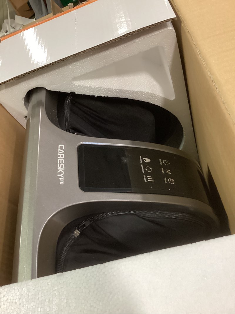 Condition photo showing Good Condition for CARESKY® Shiatsu Foot Massager with Heat and Remote-FSA Eligible HSA Electric Deep Kneading Foot Massager for Neuropathy, Plantar Fasciitis, Massage Feet/Leg/Calf/Ankle, Gifts for Women and Men FM801-Grey