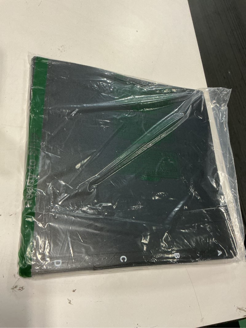 Condition photo showing Good Condition for Marspark 26 Pcs Vinyl Album Divider A-z Record Divider DVD Cd File Alphabet Record Organizer with Alphabetical Tab Album Storage Holder for Vinyl LP, Label on Double Side(Black,Horizontal) Black Horizontal