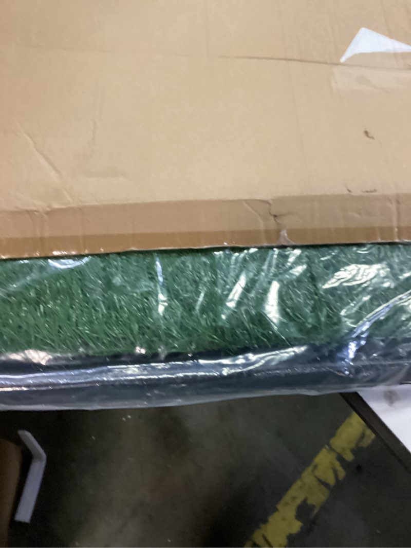 Condition photo showing New/Like New for Artificial Grass Puppy Pee Pad for Dogs and Small Pets - 20x25 Reusable 4-Layer Training Potty Pad with Tray - Dog House and Pet Supplies by PETMAKER Medium 4-Layer System