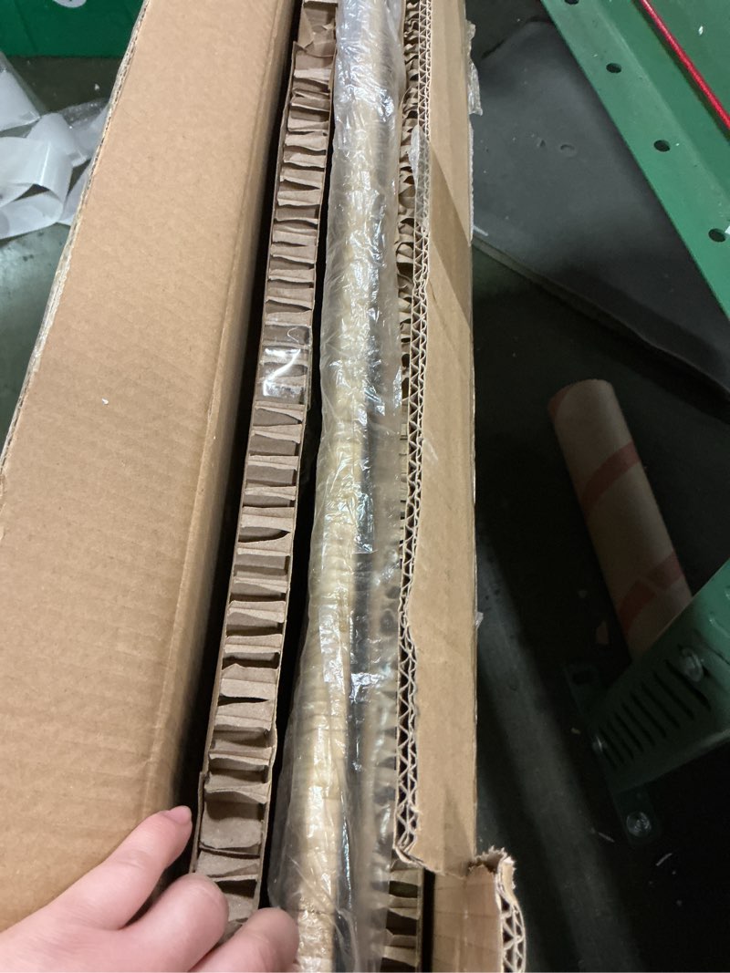 Condition photo showing Good Condition for Barnyard Designs Rattan Bathroom Mirror – Rustic Farmhouse Style Handmade Wicker Rattan Frame - Boho Mirror for Nursery Wall Décor (24" x 36", Rectangular) Rectangular 36"L x 24"W