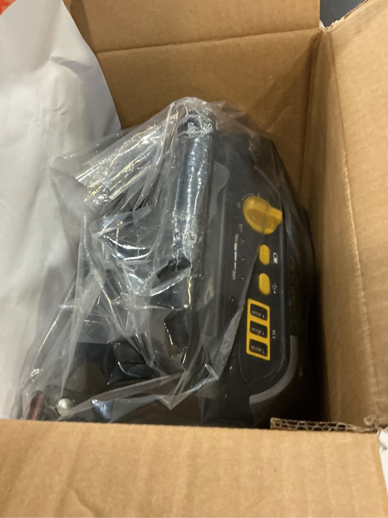 Condition photo showing Good Condition for stanley j7cs 700 peak amp automotive jump starter, portable power – triple 15w usb ports, 120 psi air compressor 700 amps