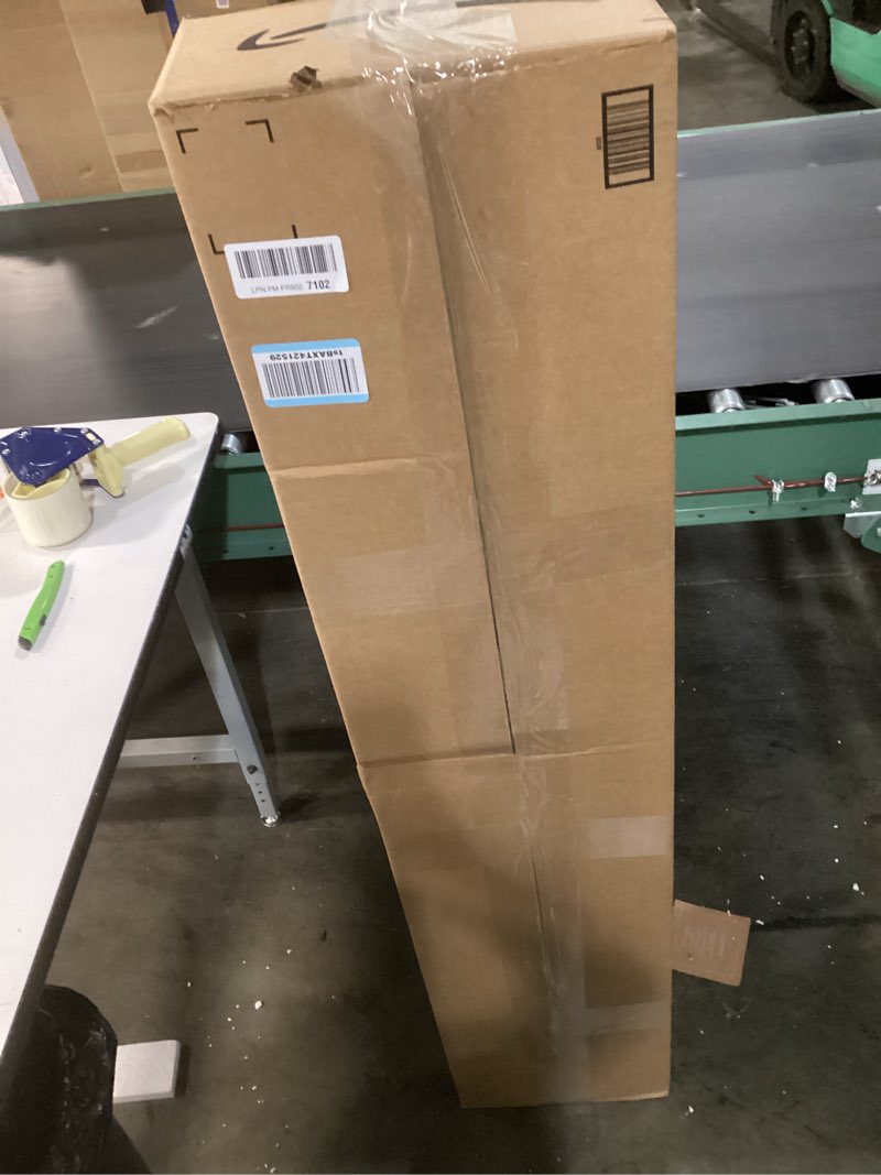 Condition photo showing New/Like New for Luxdecor Real Reclaimed Wood Planks for Wall-10 Pieces Easy Nail-Up Shiplap Rustic Style 6" Wide Wood Shiplap Panels for Wall 19.44 Sq Ft (Natural Weathered Brown) 03-Reclaimed Wood Planks