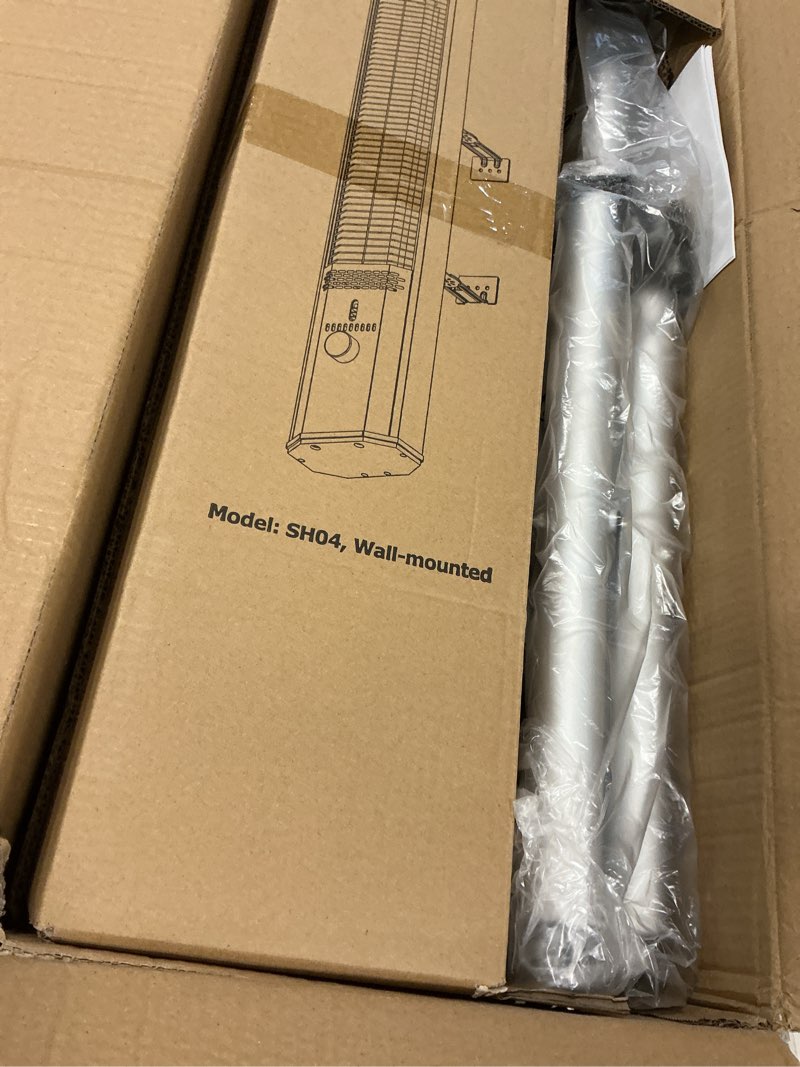 Condition photo showing New/Like New for Outdoor Patio Heater w/Remote, Infrared Electric Heater with Tripod, 68''Adjustable Height,Child Loc