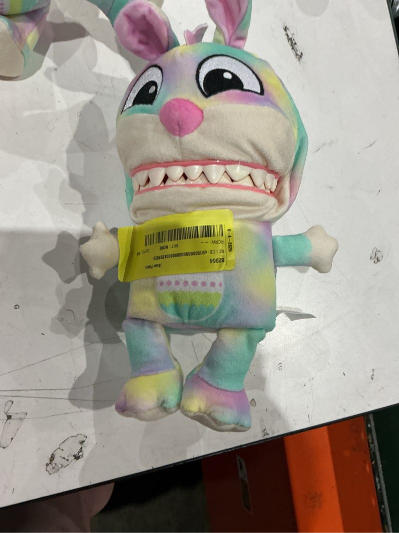 Condition photo showing Good Condition for chatter chompers easter bunny plush 6.5", interactive collectible toy, funny sound effects, ages 3+