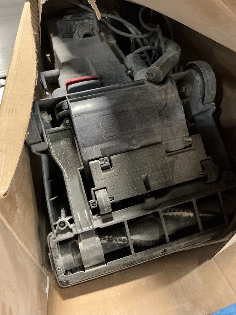 Condition photo showing As Is for sanitaire professional bagless upright commercial vacuum with tools, sl4410a
