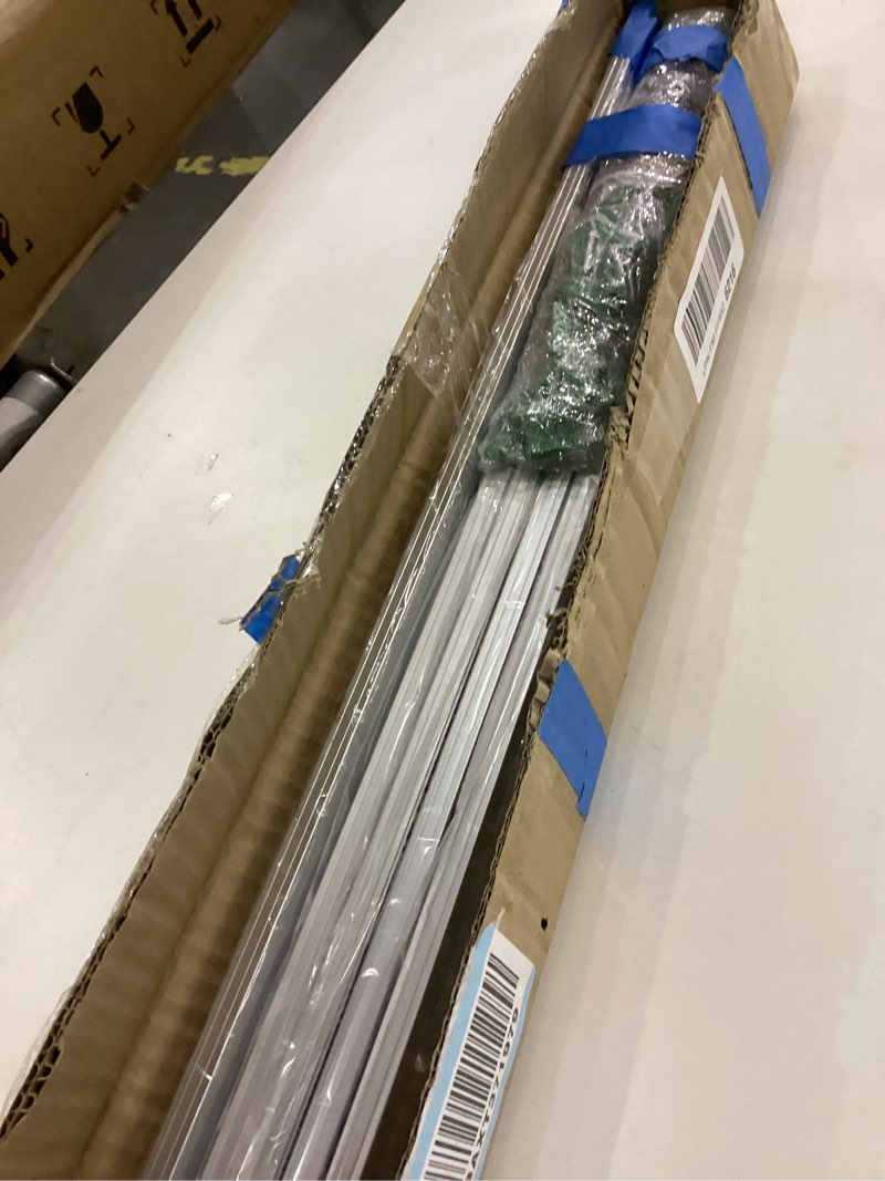 Condition photo showing New/Like New for 10-Pack 3.28FT LED Strip U Channel Diffuser Fitted for Hue Plus, Surface Mounted Tape Light Aluminum Track with Flat Milky Cover, Low Profile Designed for 0.63'' Wide Ribbon (10, 3.28FT) 3.28FT 10