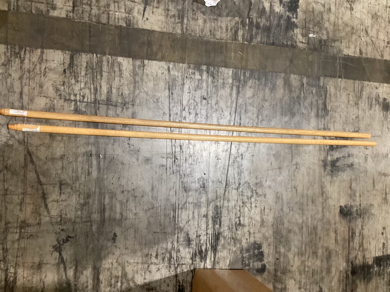 Condition photo showing Good Condition for 60\" threaded wood handle 60\" long / 15/16\" d - tan (2pack)