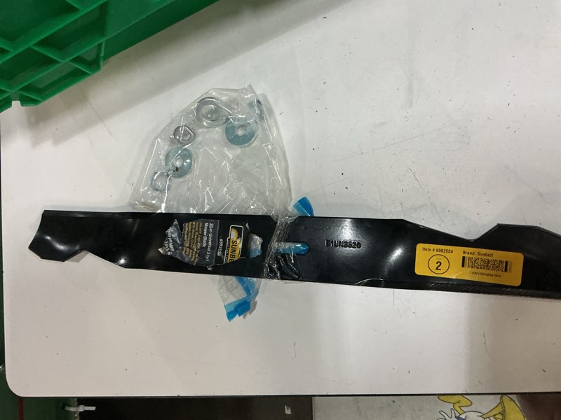 Condition photo showing As Is for sunbelt 20-in deck multipurpose mower blade for universal universal