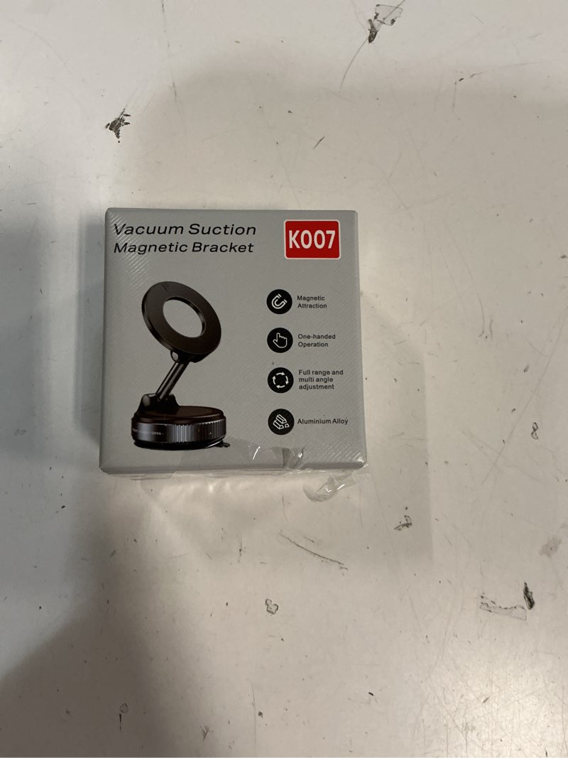 Condition photo showing New/Like New for 2026 upgraded vacuum magnetic car phone holder 360° reinforced 96lbs ultra suction cup phone mount for magsafe cell phone holders for your car/gym/mirror mount for iphone & android black
