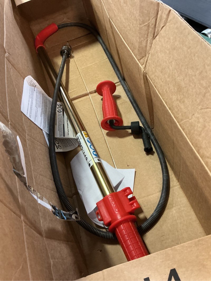 Condition photo showing Good Condition for RIDGID 59802 K-6DH Hybrid Toilet Snake Auger with 6' Heavy-Duty Drop Head Tri-Wrap Cable, Manual or Cordless Drill Operated Plumbing Toilet Drain Snake Auger Toilet Auger