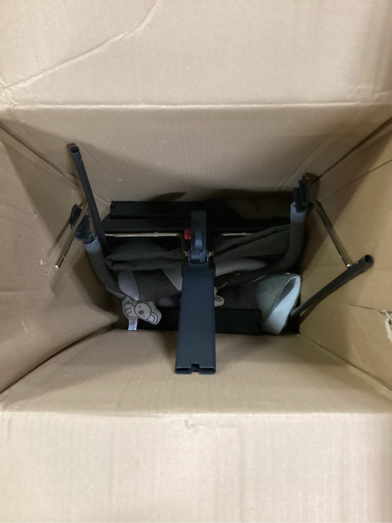 Condition photo showing As Is for Baby Delight Alpine Deluxe Portable Bouncer | Infant | 0 – 6 months | Charcoal Tweed Classic Charcoal Tweed