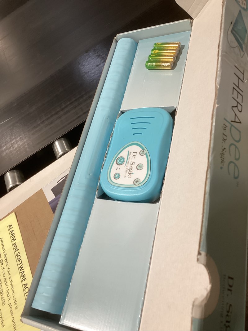 Condition photo showing As Is for Bedwetting Alarm System with No-Wear Sensor + Online Program