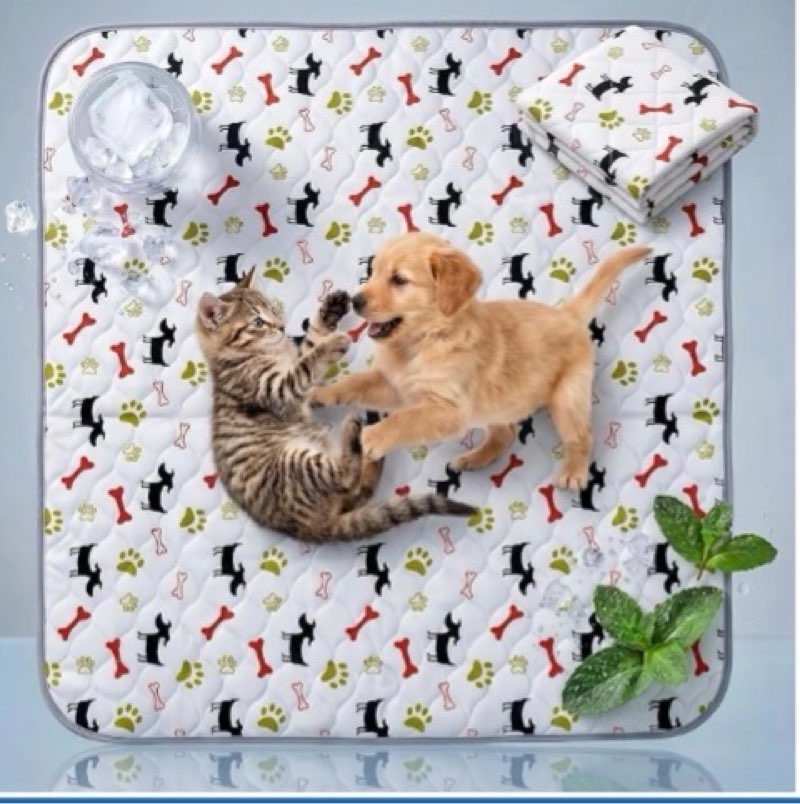 washable puppy pee pads with pheromones, reusable pee pads for dogs, extra large, non-slip, leakproof, fast absorbent training pads for puppy, dogs, cats, adults, housebreaking (l: 31.5" × 35.4")