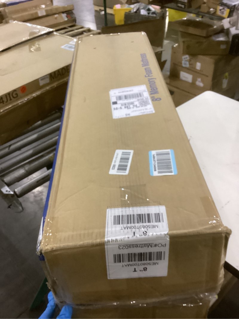 Condition photo showing As Is for ZGEHCO Twin Bed Frames, 6 Inch Low Bed Frame Twin Size Metal Platform Bed Frame,Single Floor Bed Frame No Box Spring Needed,Anti-Slip Mattress Foundation with Strong Bearing Capacity,Black Black Twin