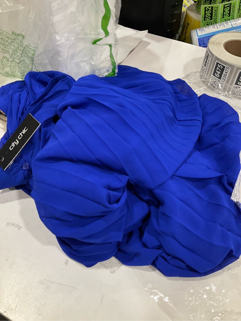 Condition photo showing As Is for Royal blue dress