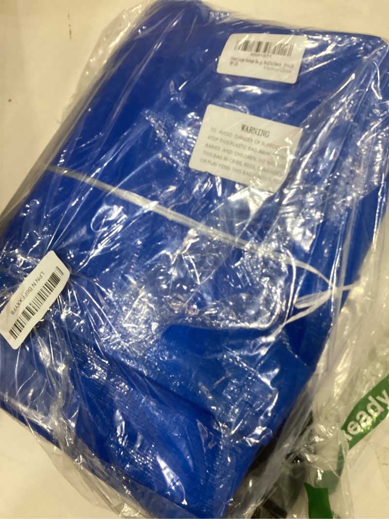 Condition photo showing Good Condition for extra large storage bags, 98 gallon xxl jumbo large moving bags heavy duty, storage totes boxes supplies for college, foldable duffle bag for travel, christmas tree bag, 56x27x15inch - 1pack 56" x 27" x 15" blue - 1 pack