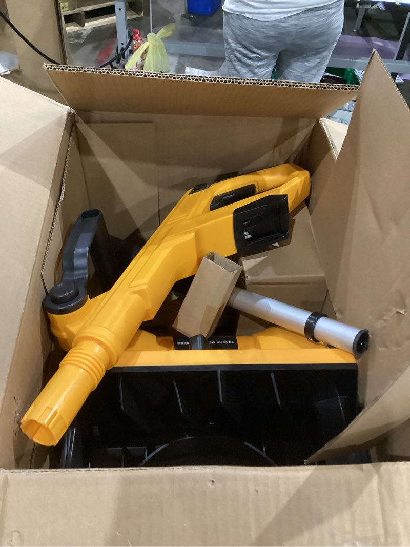 Condition photo showing Good Condition for 12" Cordless Snow Shovel (NO Battery) Compatible with Dewalt 20V Max Battery, Electric Snow Shovel with Directional Plate & Adjustable Front Handle, Cordless Snow Blower for Driveway/Patio/Sidewalk