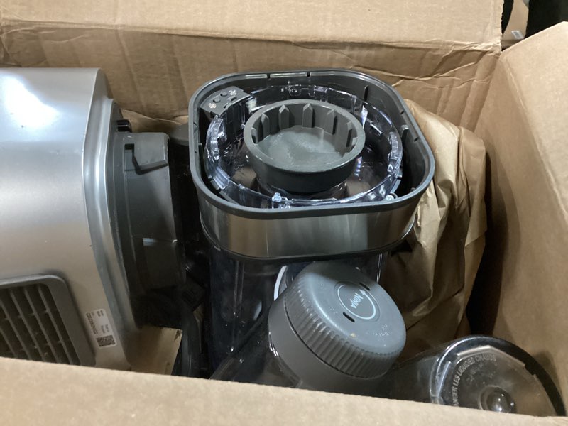 Condition photo showing As Is for Ninja Blender & Food Processor Combo, Foodi Power Blender System for Smoothies, Bowls, Spreads & Shakes, 6 Functions, 72-oz Pitcher, To-Go Cups, Silver, SS401 1600 Peak Watts