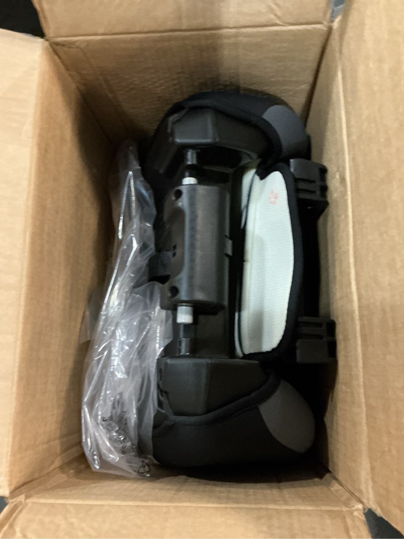 Condition photo showing Good Condition for safety 1st grow and go 2-in-1 booster car seat with comfortwings, converts high-back to backless, 19" wide, fits 3 across, lightweight, foldable, easy-clean, cup holders, 40-100 lbs, crushed grape