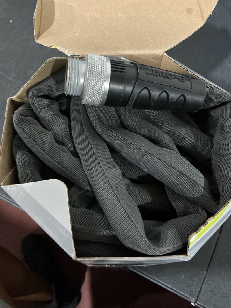 Condition photo showing As Is for teknor apex zero-g 5/8 in. d x 50 ft. l heavy duty commercial grade garden hose