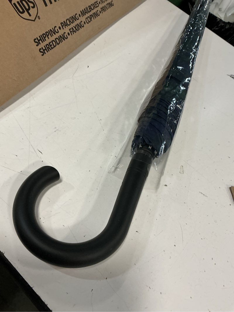 Condition photo showing Good Condition for large stick umbrella windproof automatic open 50 inch umbrella with hook handle,over sized j handle 