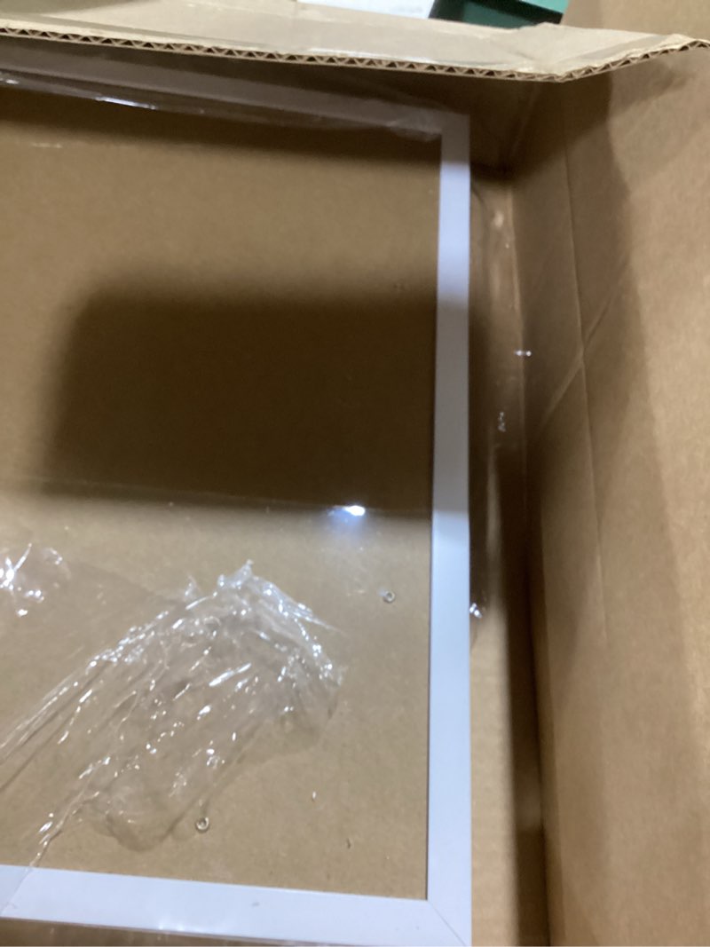 Condition photo showing Good Condition for White 16x20 Picture Frame Set of 3, High Transparent Frame for 16 By 20 Photo Collage Canvas Poster Size Wall Mount and Tabletop Horizontally Vertically (White, 16 x 20 inches)