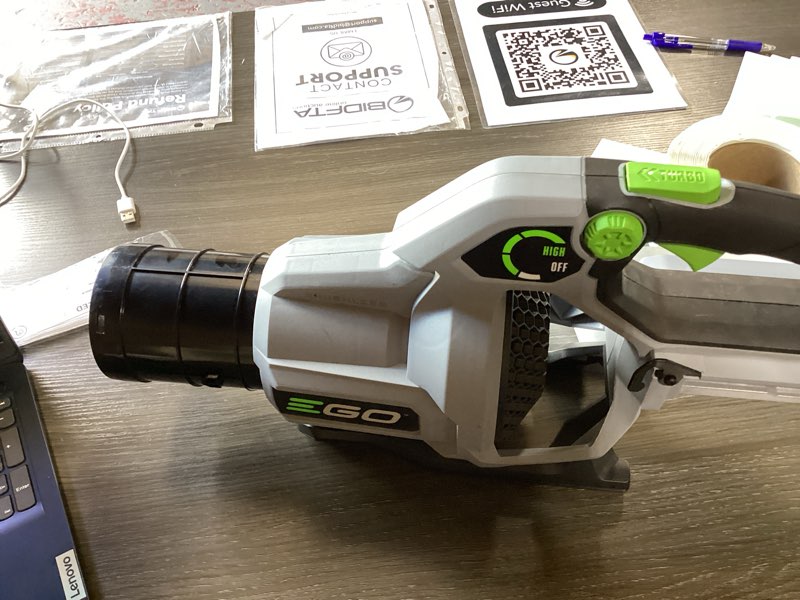 Condition photo showing As Is for ego leaf blower