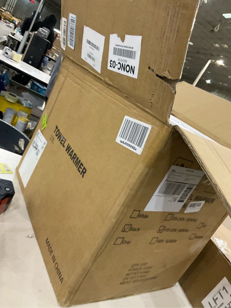 Condition photo showing Good Condition for Towel Warmer, 23L Towel Warmer Cabinet Can Hold 32 Wet Facial Towels,Hot Towel Warmer Use for Spa, Hair Beauty, Salon - Black