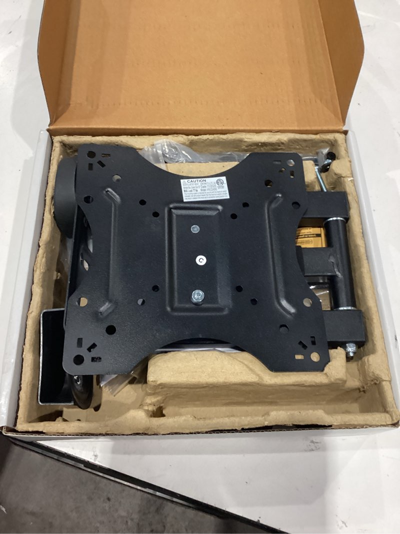 Condition photo showing As Is for utilitech tv mount full motion indoor wall tv mount fits tvs up to 65-in (hardware included)