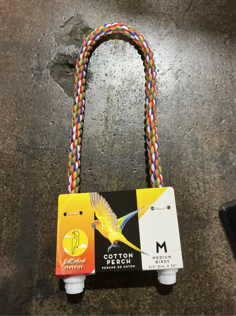 Condition photo showing Good Condition for Featherland Paradise Cotton Perch .75" diameter