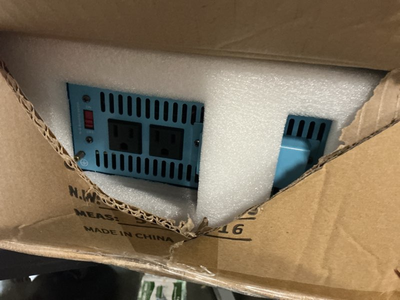Condition photo showing New/Like New for 3500W Pure Sine Wave Inverter with Transfer Switch, 12V DC to 120V AC Converter with 2AC Outlets, USB Port, Type-C Port, Remote Controller, Power Inverter for RV, Outdoor, Auto Swtich to Shore Power 12V-3500W Built-in ATS