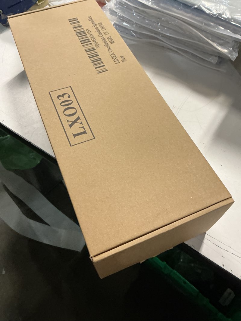 Condition photo showing New/Like New for linex oscillating water sprinklers for yard, garden and lawn sprinkler for large outdoor area with adjustable spray oscillating-2