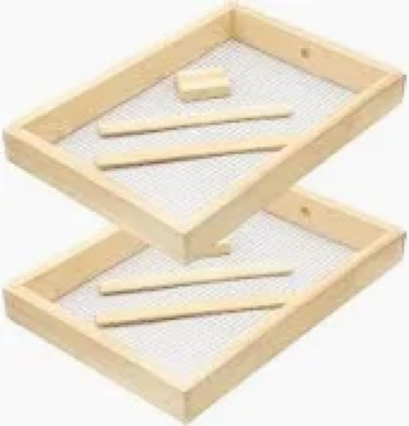 Bee Candy Board Feeder,2 Pack 10 Frame Candy Board,Honey Bee Hive Candy Board,Winter Bee Candy Board