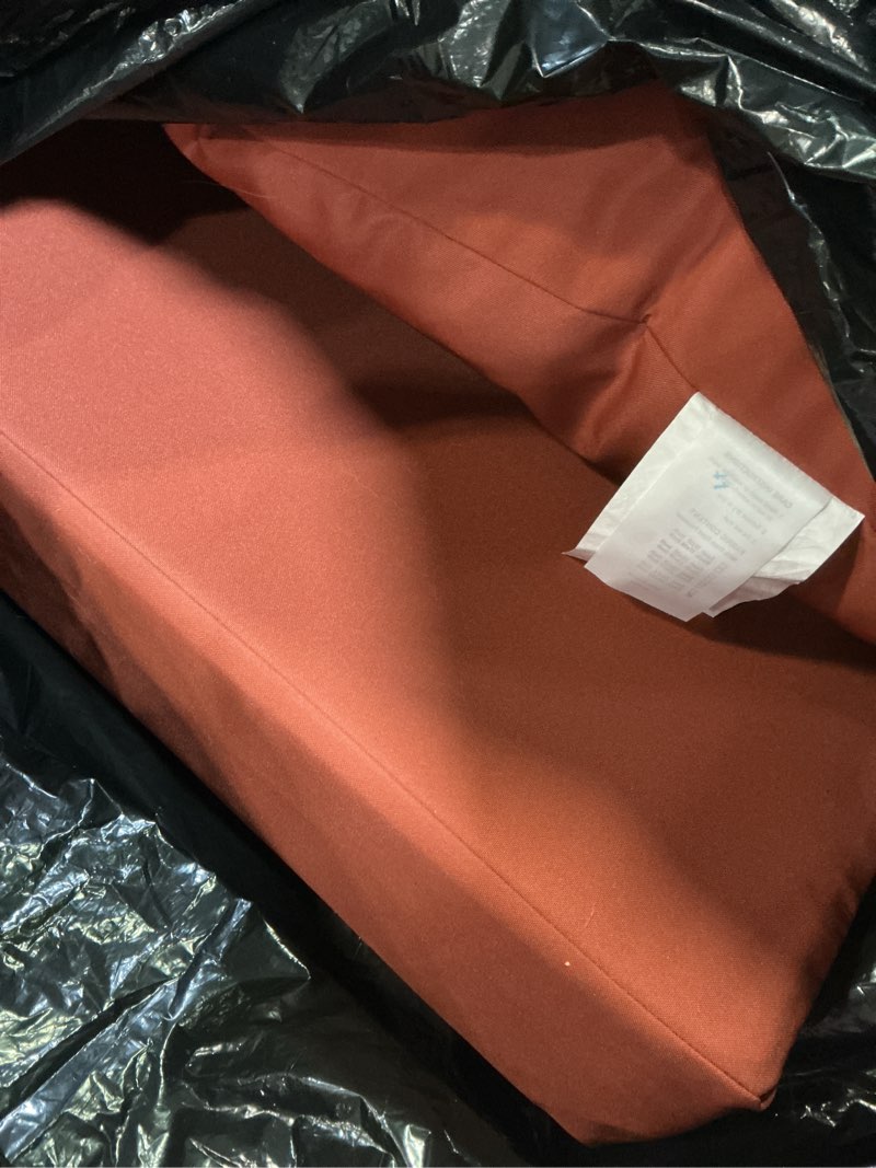 Condition photo showing Good Condition for favoyard outdoor seat cushion set 24 x 24 inch waterproof & fade resistant patio furniture cushions with removable cover deep seat & back cushion with tie straps for chair sofa couch spice 24 x 24 inch