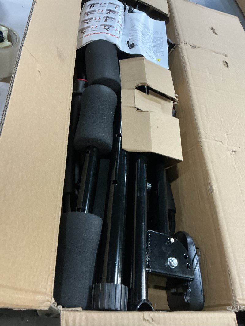 Condition photo showing Good Condition for deracy ab workout machine adjustable ab trainer abdominal trainer for home gym foldable ab crunch machine for core 440 lbs black
